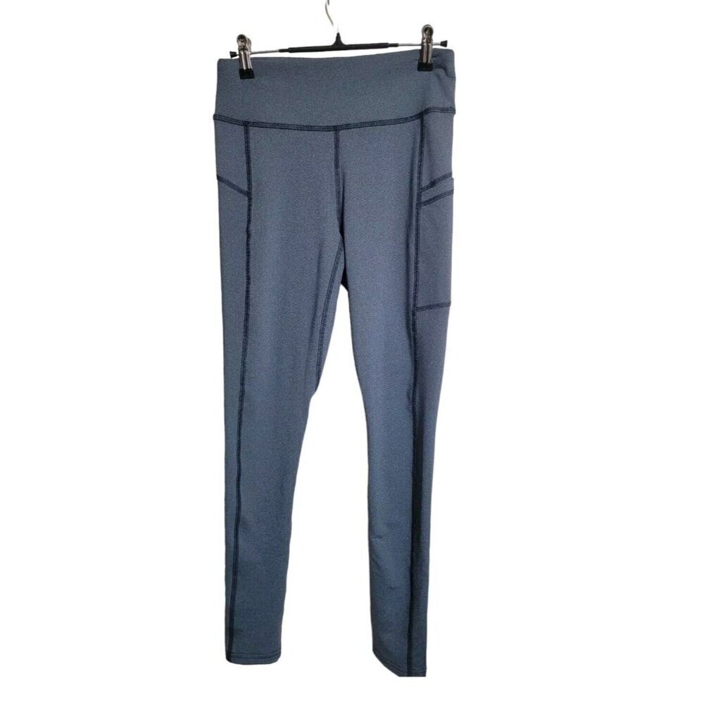 Simms Pants Women M Admiral Blue Midweight Core Legging Crossfit Training Gym